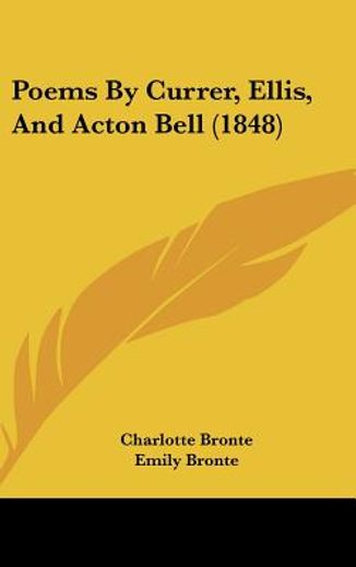 poems by currer, ellis, and acton bell