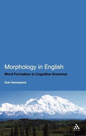 morphology in english,word formation in cognitive grammar