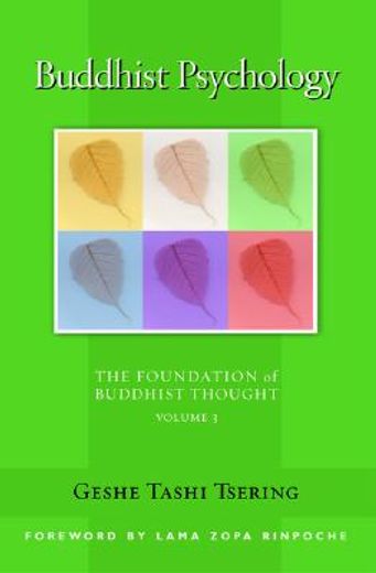 buddhist psychology (en Inglés)