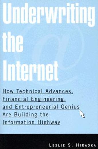 underwriting the internet,how technical advances, financial engineering, and entrepreneurial genius are building the informati