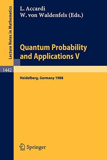 quantum probability and applications v (en Inglés)