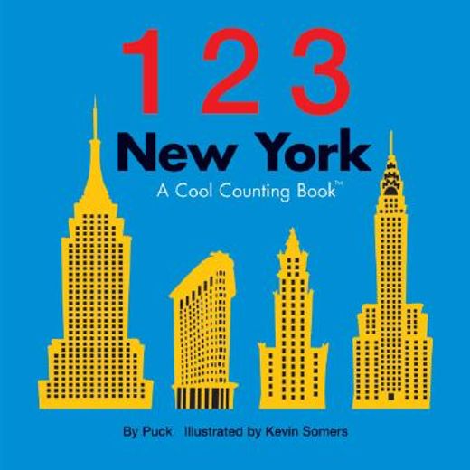 123 new york,a cool counting book (en Inglés)