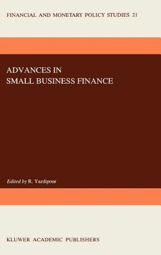advances in small business finance
