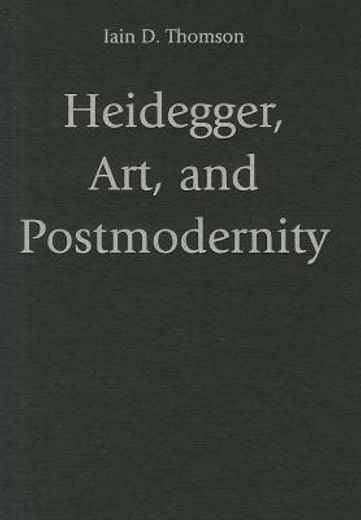 heidegger, art, and postmodernity