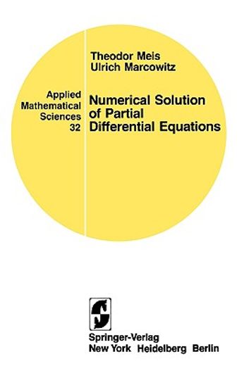 numerical solutions of partial differential equations (en Inglés)