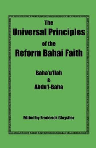 universal principles of the reform bahai faith