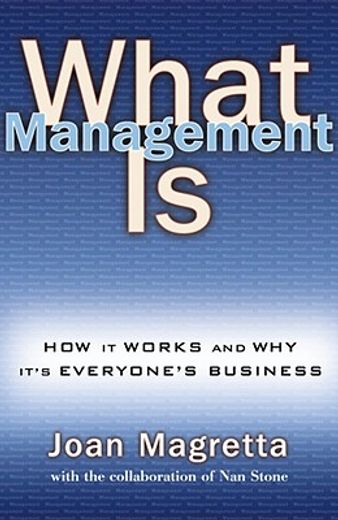 what management is,how it works and why it´s everyone´s business
