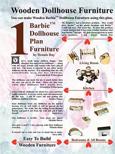barbie dollhouse plan furniture (en Inglés)
