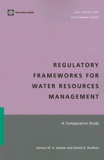 regulatory frameworks for water resources management,a comparative study