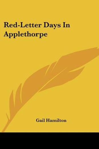 red-letter days in applethorpe