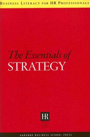 the essentials of strategy