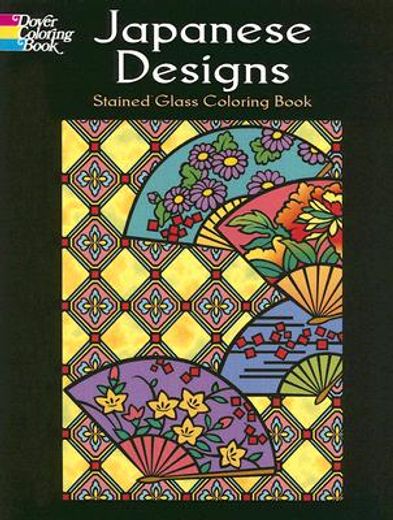 japanese design stained coloring