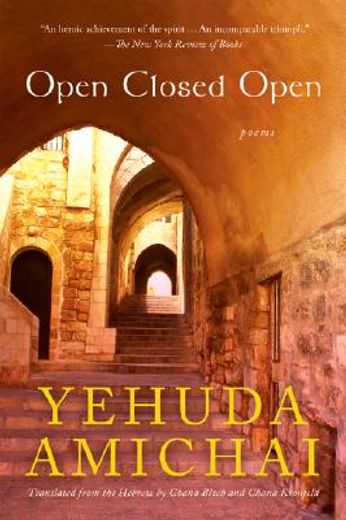 open closed open,poems (en Inglés)