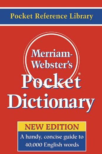 merriam-webster´s pocket dictionary (in English)