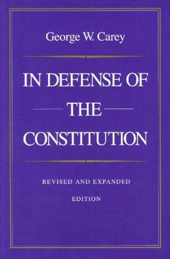 in defense of the constitution