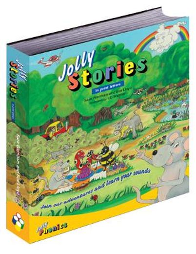 jolly stories in print letters (in English)