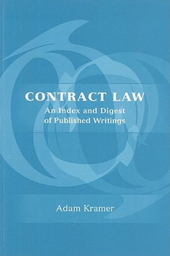 contract law,an index and digest of published writings