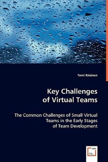 key challenges of virtual teams