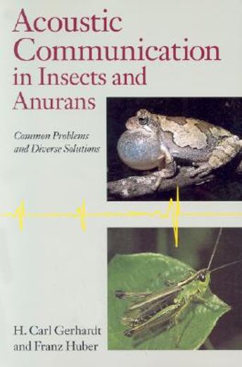 acoustic communication in insects and anurans,common problems and diverse solutions