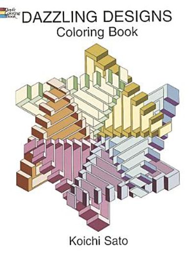 dazzling designs,coloring book
