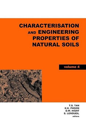 characterisation and engineering properties of natural soils