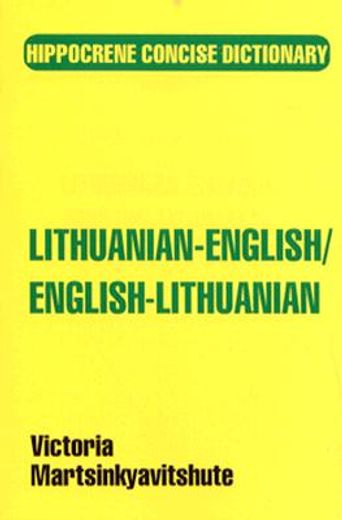 lithuanian-english/english-lithuanian (en Inglés)