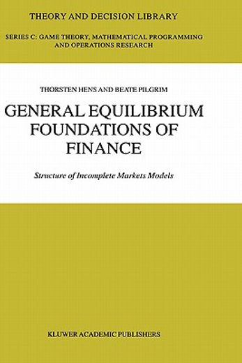 general equilibrium foundations of finance (en Inglés)