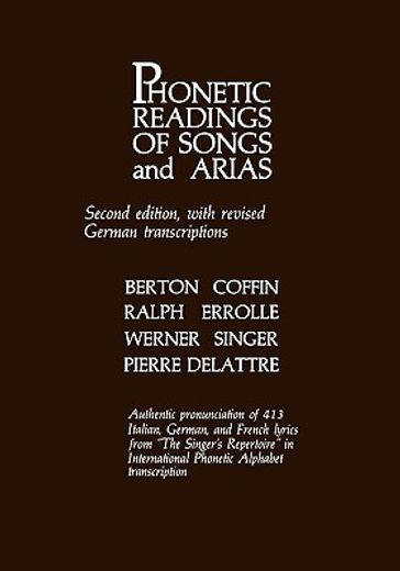 phonetic readings of songs and arias