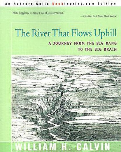 the river that flows uphill,a journey from the big bang to the big brain (en Inglés)