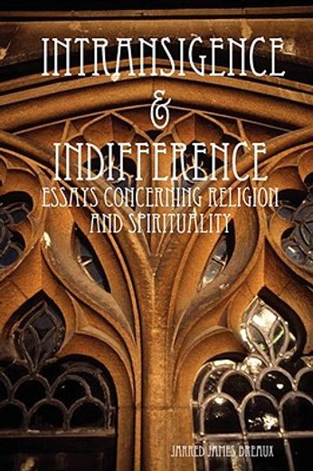 intransigence & indifference: essays concerning religion and spirituality