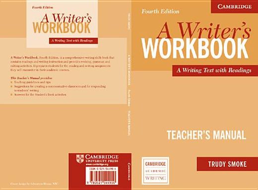 a writer´s workbook,a writing text with readings