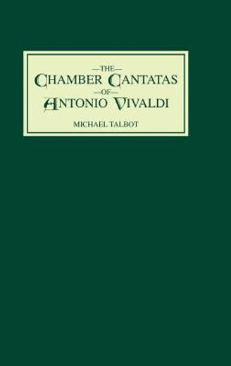 the chamber cantatas of antonio vivaldi