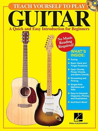 teach yourself to play guitar,a quick and easy introduction for beginners (in English)