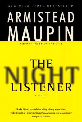 the night listener,a novel (en Inglés)