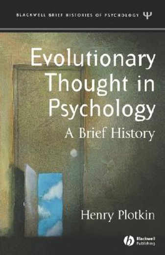 evolutionary thought in psychology,a brief history