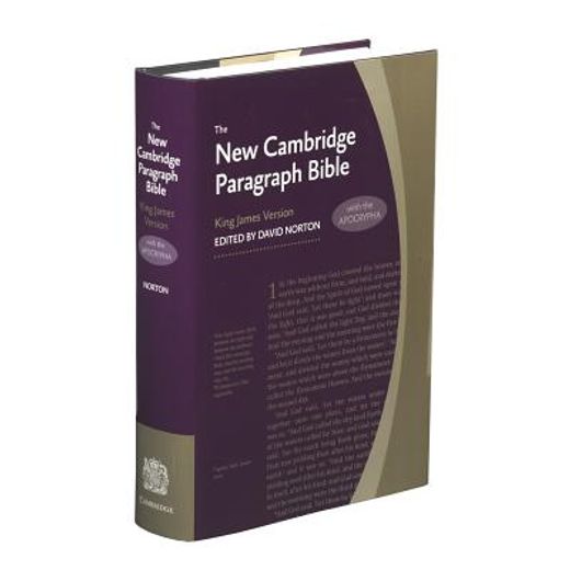 new cambridge paragraph bible,with apocrypha, personal size