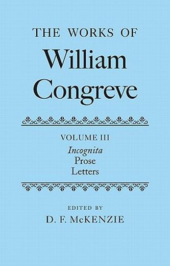 the works of william congreve