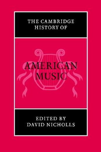 the cambridge history of american music
