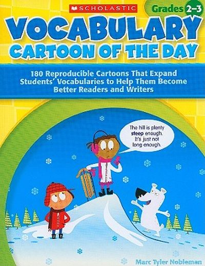 vocabulary cartoon of the day,180 reproducible cartoons that expand students vocabularies to help them become better readers and w
