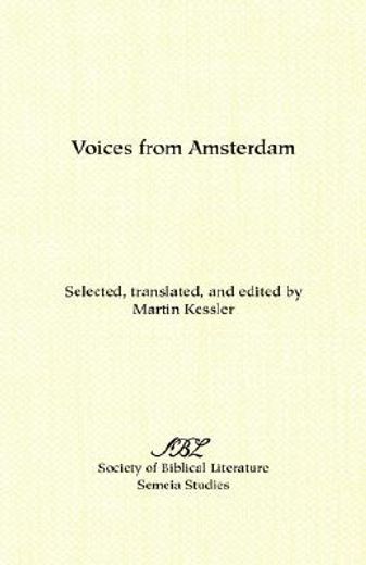 voices from amsterdam,a modern tradition of reading biblical narrative