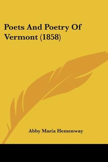poets and poetry of vermont (1858)