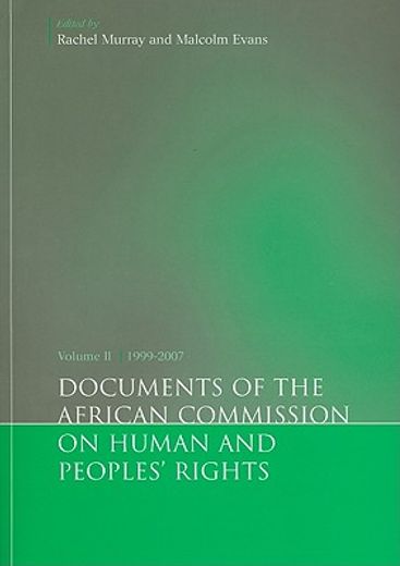 documents of the african commission on human and peoples´ rights 1999-2005