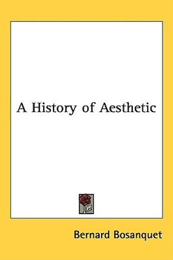 a history of aesthetic