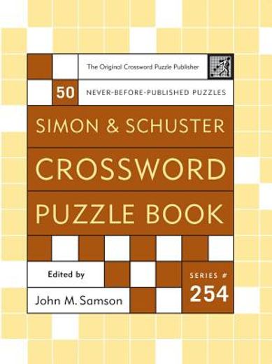 simon and schuster crossword puzzle book (en Inglés)
