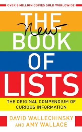 the new book of lists,the original compendium of curious information