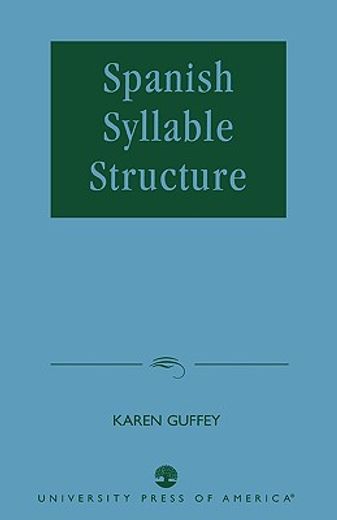 spanish syllable structure