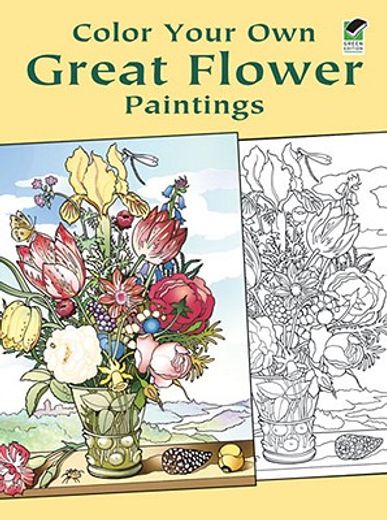 color your own great flower paintings