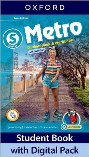 Metro: Starter Level: Student Book and Workbook With Digital Pack (Metro) (en Inglés)