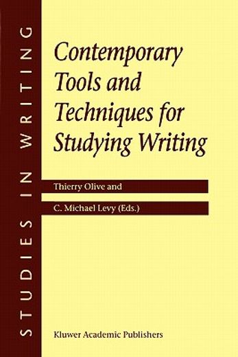 contemporary tools and techniques for studying writing (en Inglés)