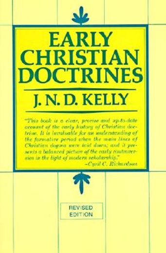 early christian doctrines